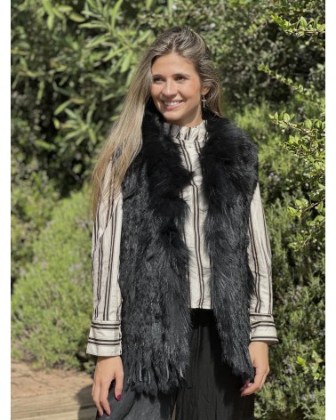 CHALECO PIEL NATURAL