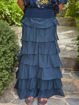 FALDA MARINA AZUL
