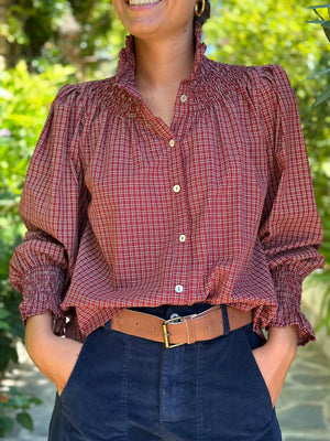 BLUSA CUADRITOS