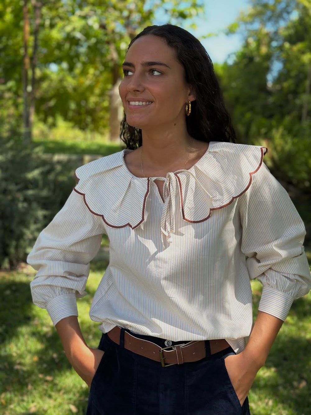 BLUSA BOBO RAYITAS