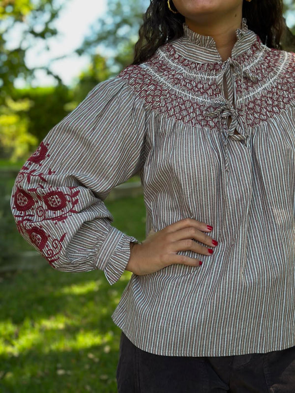 BLUSA BORDADOS