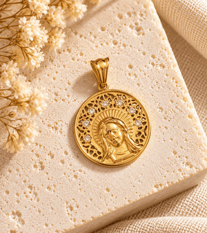 MIRACULOUS VIRGIN FACE NECKLACE