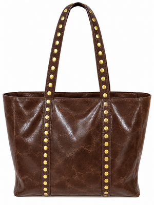 BOLSO METALIZADO TACHAS