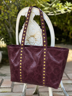 BOLSO METALIZADO TACHAS