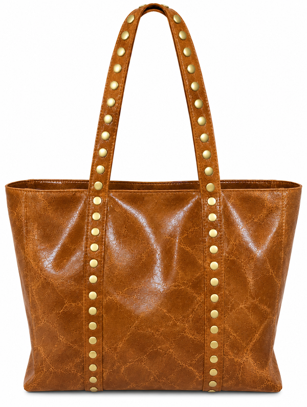 BOLSO METALIZADO TACHAS