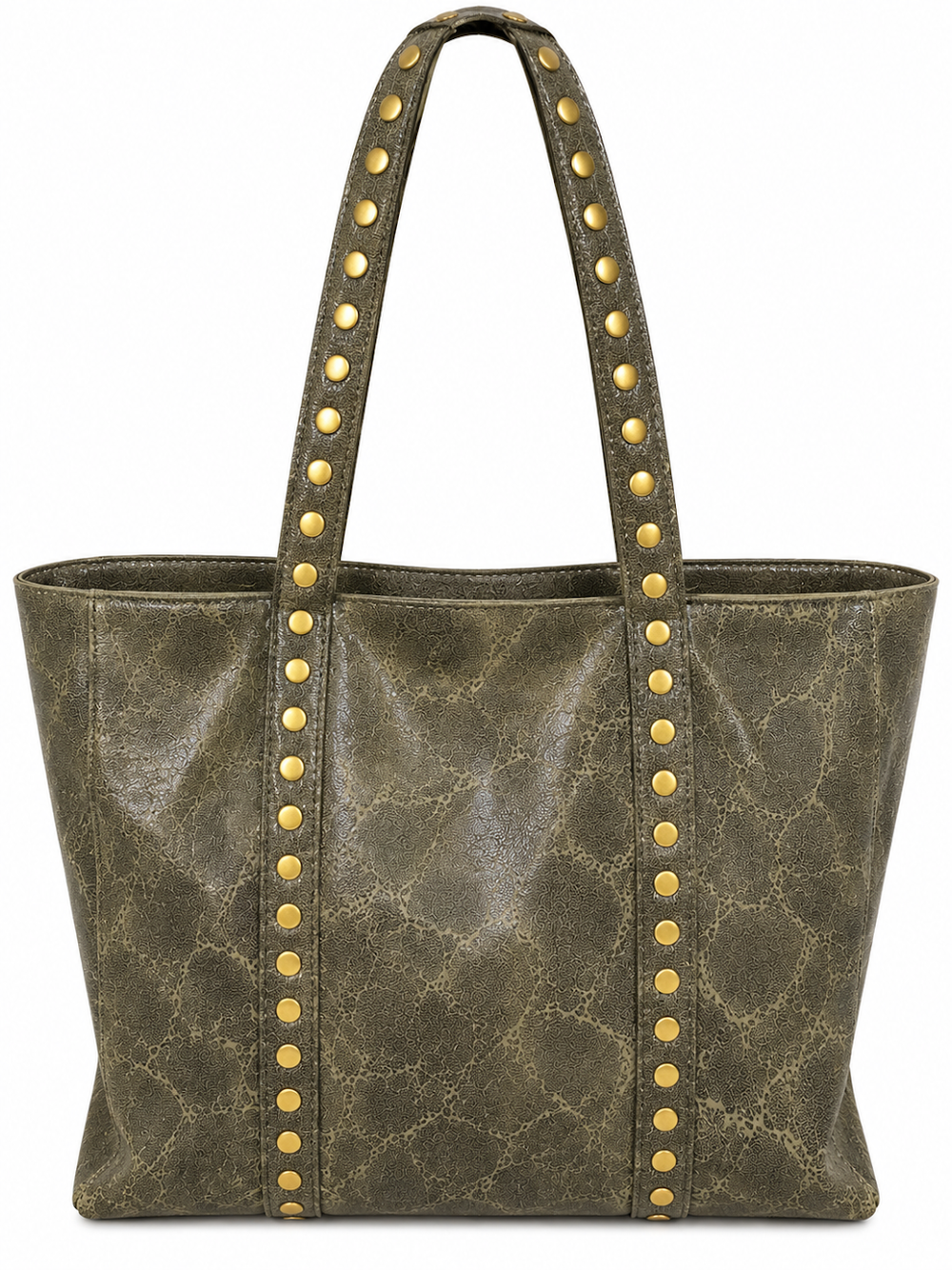 BOLSO METALIZADO TACHAS