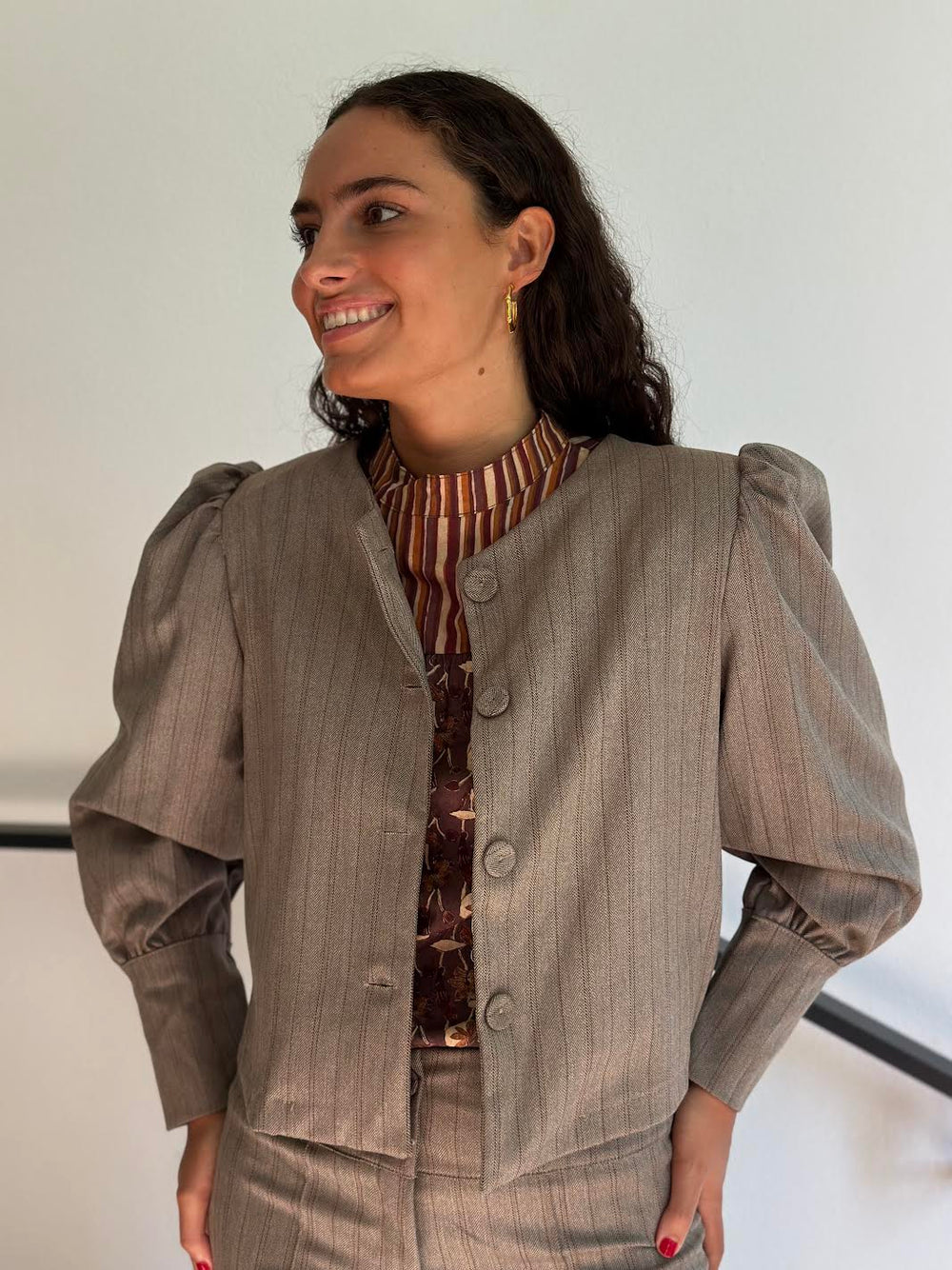 CHAQUETA RAYAS
