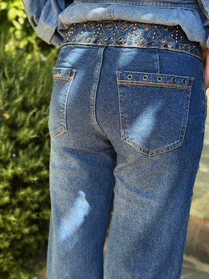VAQUERO TACHAS AZUL