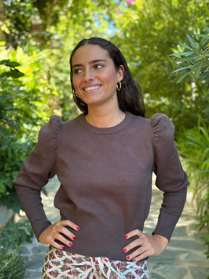 JERSEY FRUNCE CHOCO