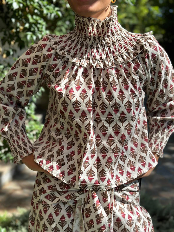 BLUSA HOJITAS