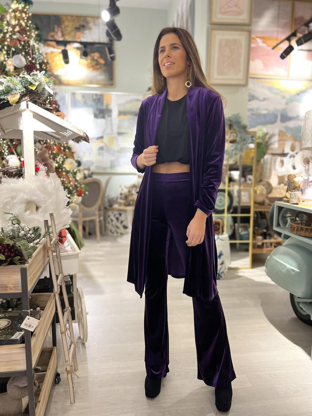 KIMONO MIDI MORADO