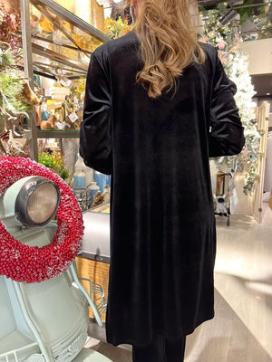 KIMONO MIDI NEGRO