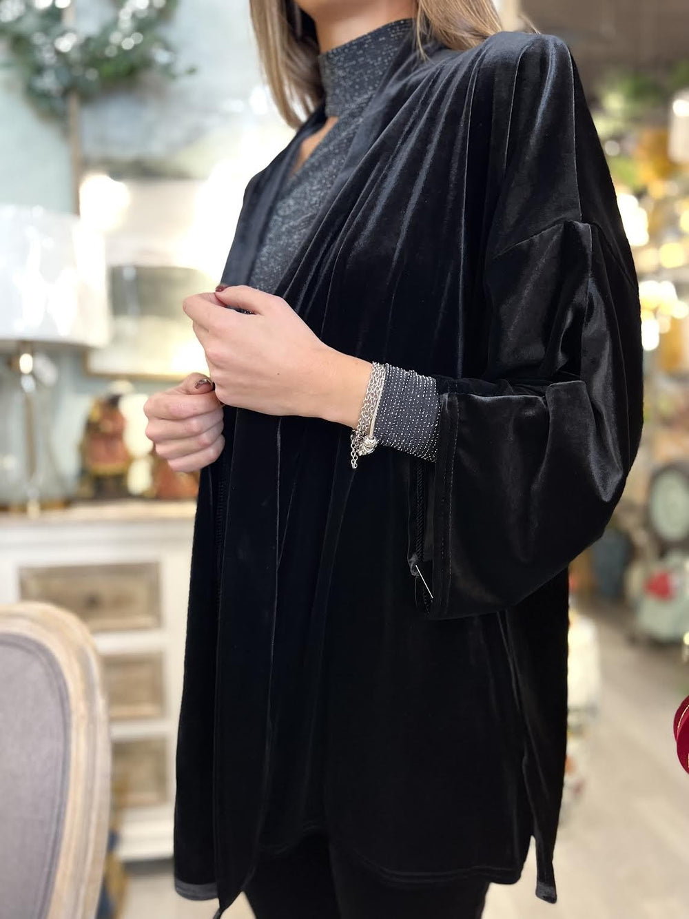 KIMONO CORTO NEGRO