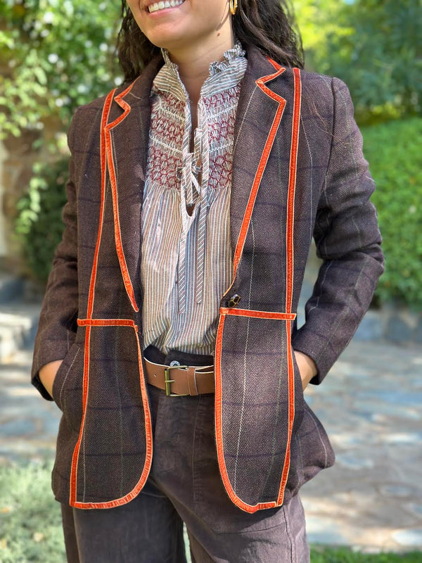 BLAZER GRETA CHOCO