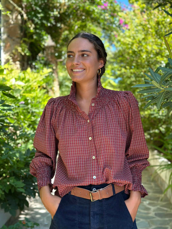 BLUSA CUADRITOS