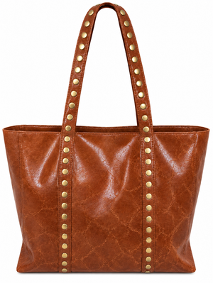 BOLSO METALIZADO TACHAS