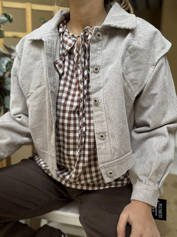 CHAQUETA PANA BEIGE
