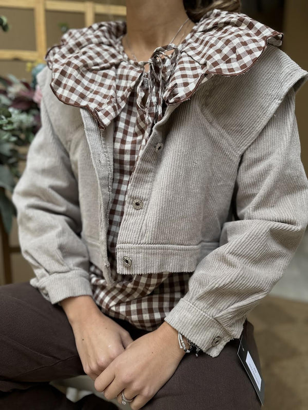 CHAQUETA PANA BEIGE