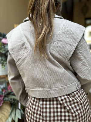 CHAQUETA PANA BEIGE