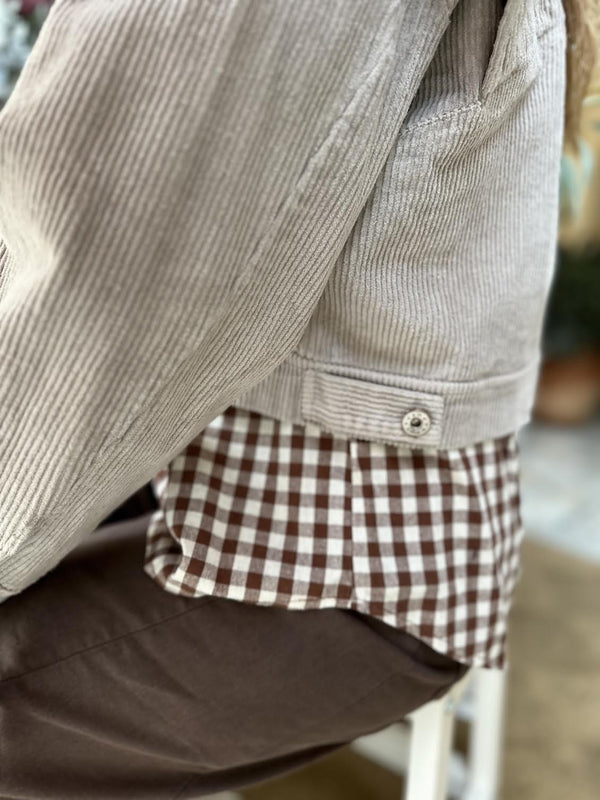 CHAQUETA PANA BEIGE