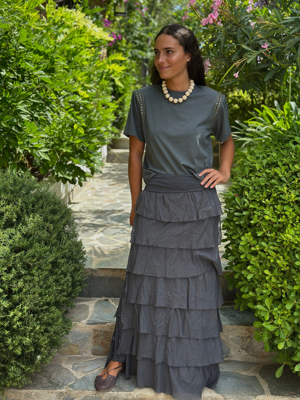 FALDA MARINA GRIS