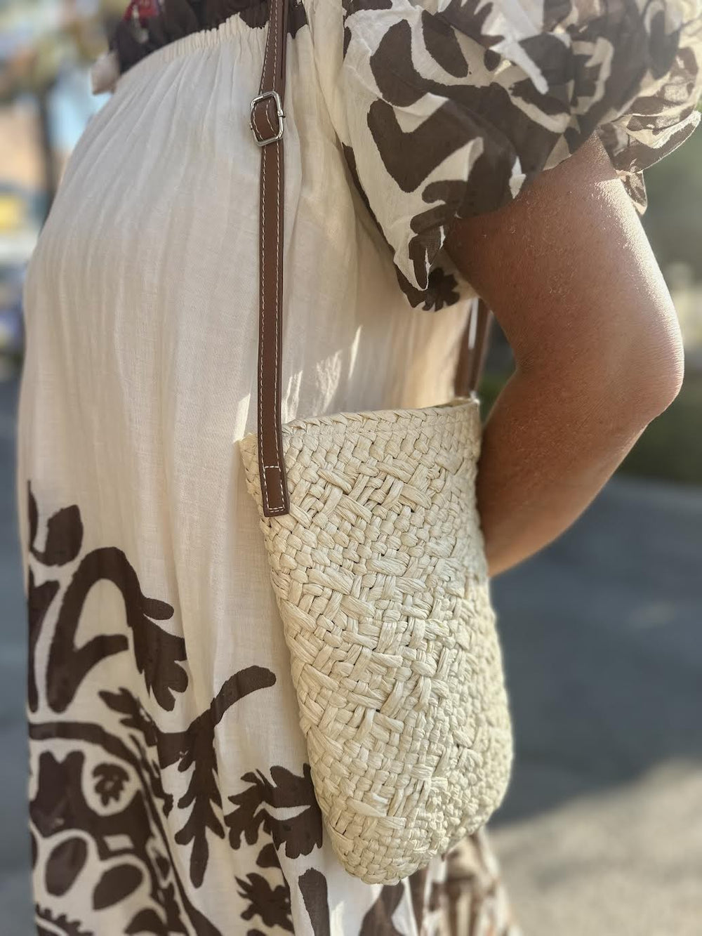 BANDOLERA RAFIA