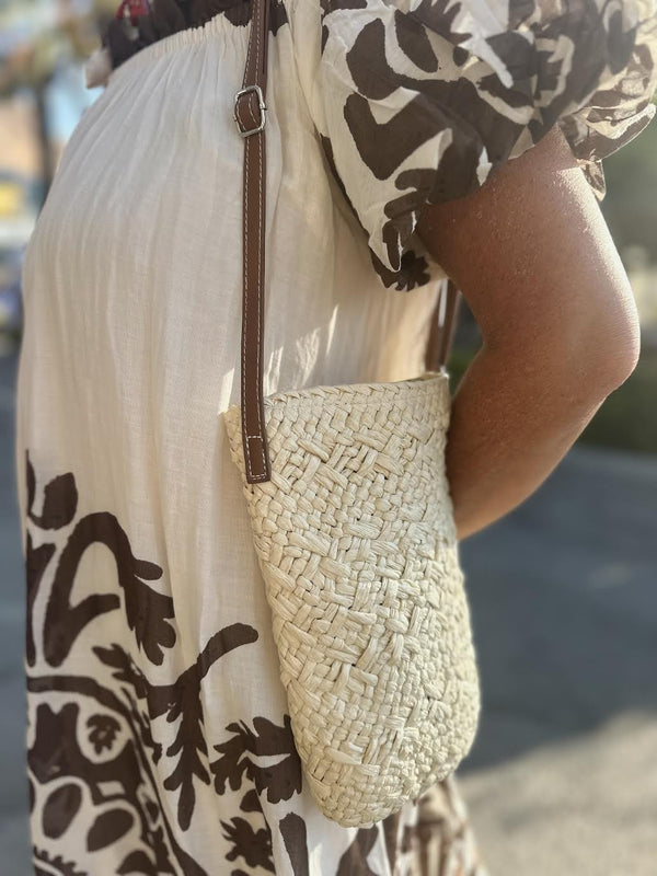 BANDOLERA RAFIA