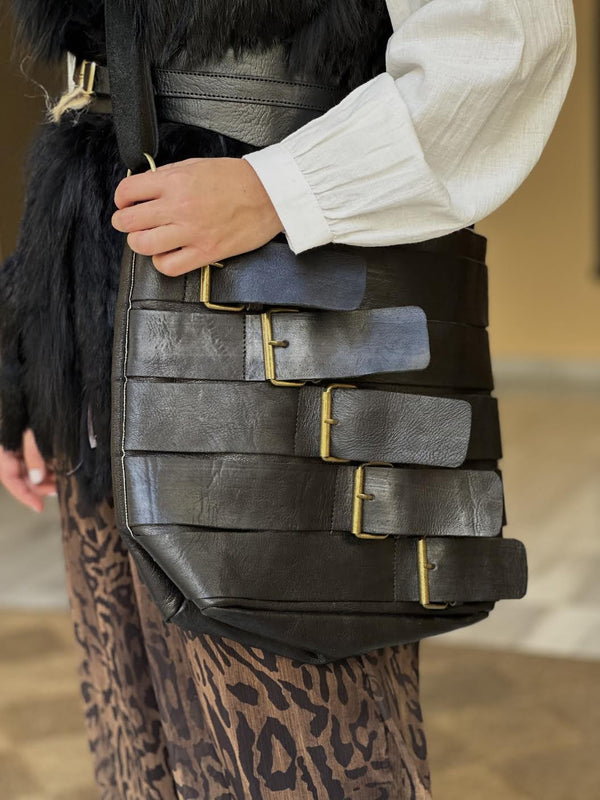 BOLSO PIEL HEBILLAS