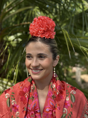 RAMILLETE 3 CLAVELES CORAL