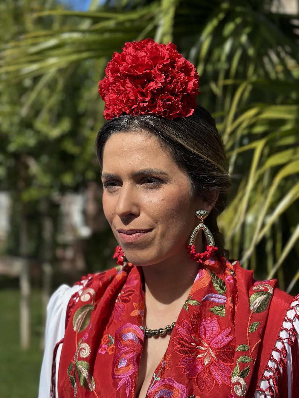 RAMILLETE 3 CLAVELES ROJO