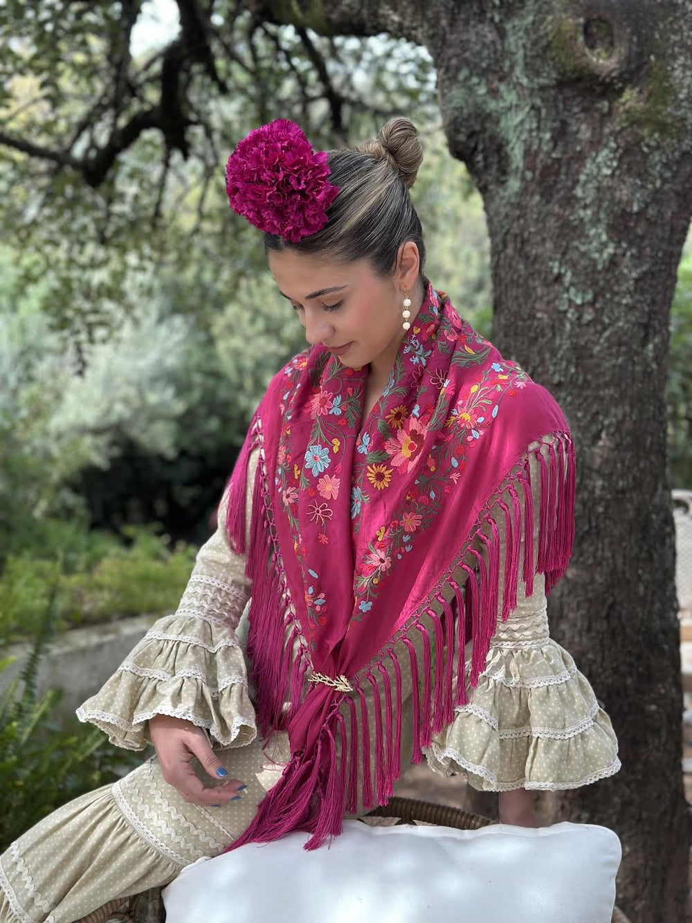 MANTÓN MARGARITA BUGANVILLA