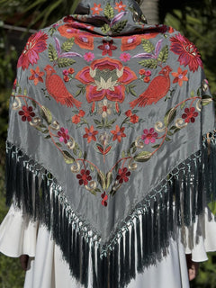 MANTÓN REAL GRIS