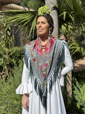 MANTÓN REAL GRIS