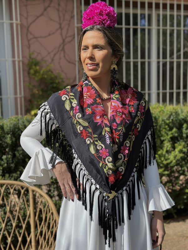 MANTÓN REAL NEGRA