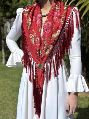 MANTÓN REAL ROJO