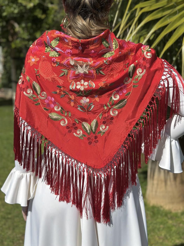 MANTÓN REAL ROJO