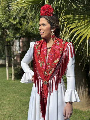 MANTÓN REAL ROJO