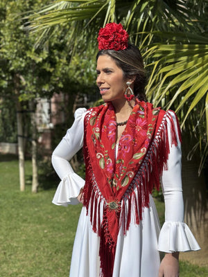 MANTÓN REAL ROJO