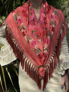MANTÓN REAL CORAL