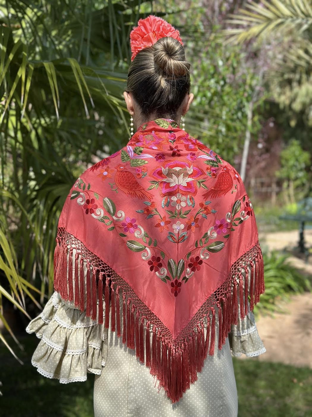 MANTÓN REAL CORAL