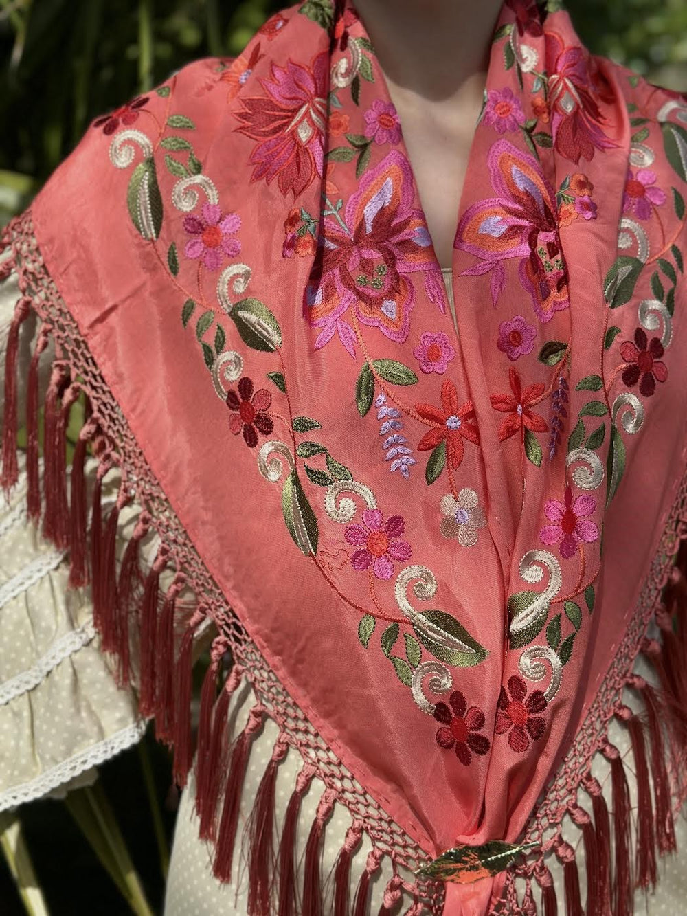 MANTÓN REAL CORAL