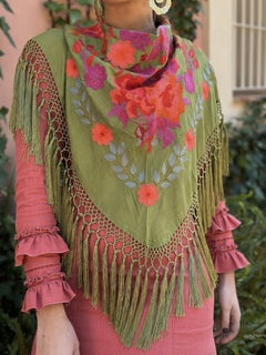 MANTÓN ABRIL VERDE