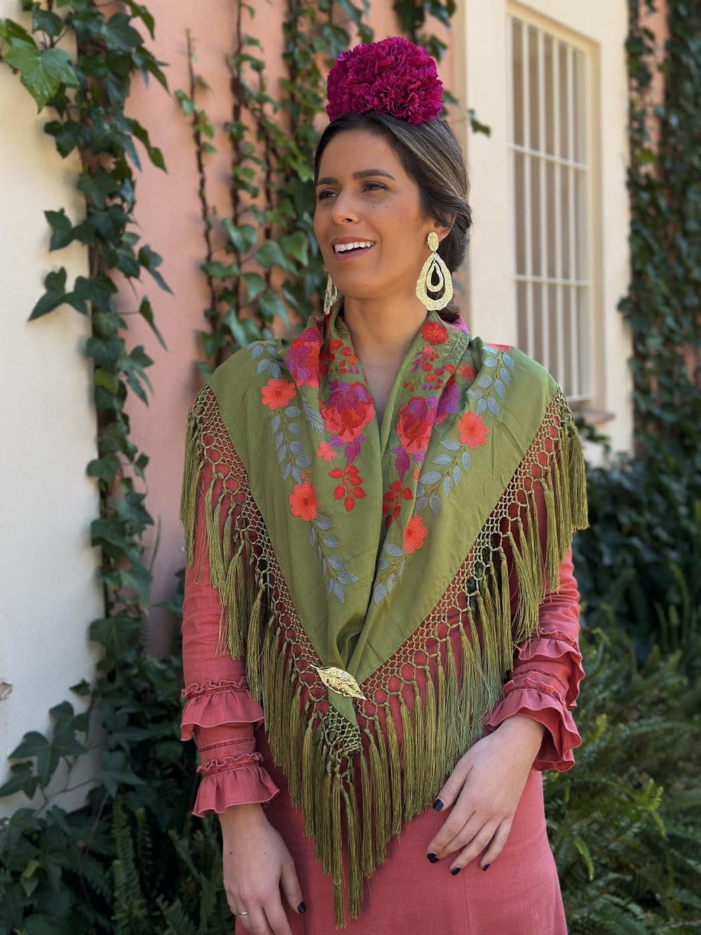 MANTÓN ABRIL VERDE