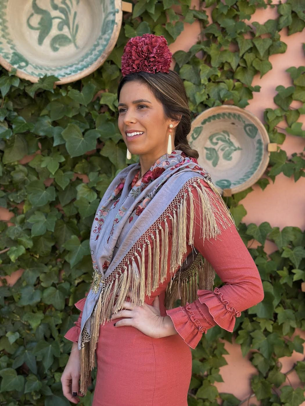 MANTÓN ISABELINO COMBINADO