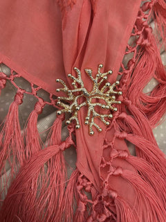 BROCHE CORAL REDONDO