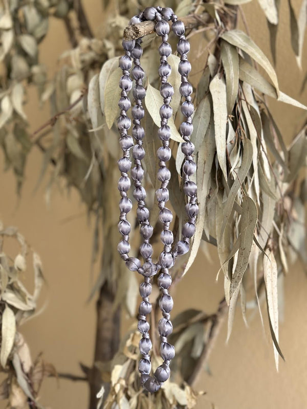 COLLAR BOLITAS PLATEADO