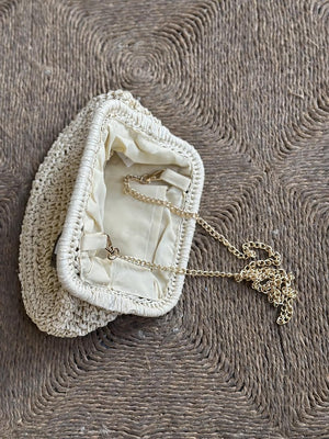 BOLSO RAFIA BEIGE