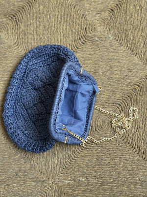 BOLSO RAFIA MAXI AZUL
