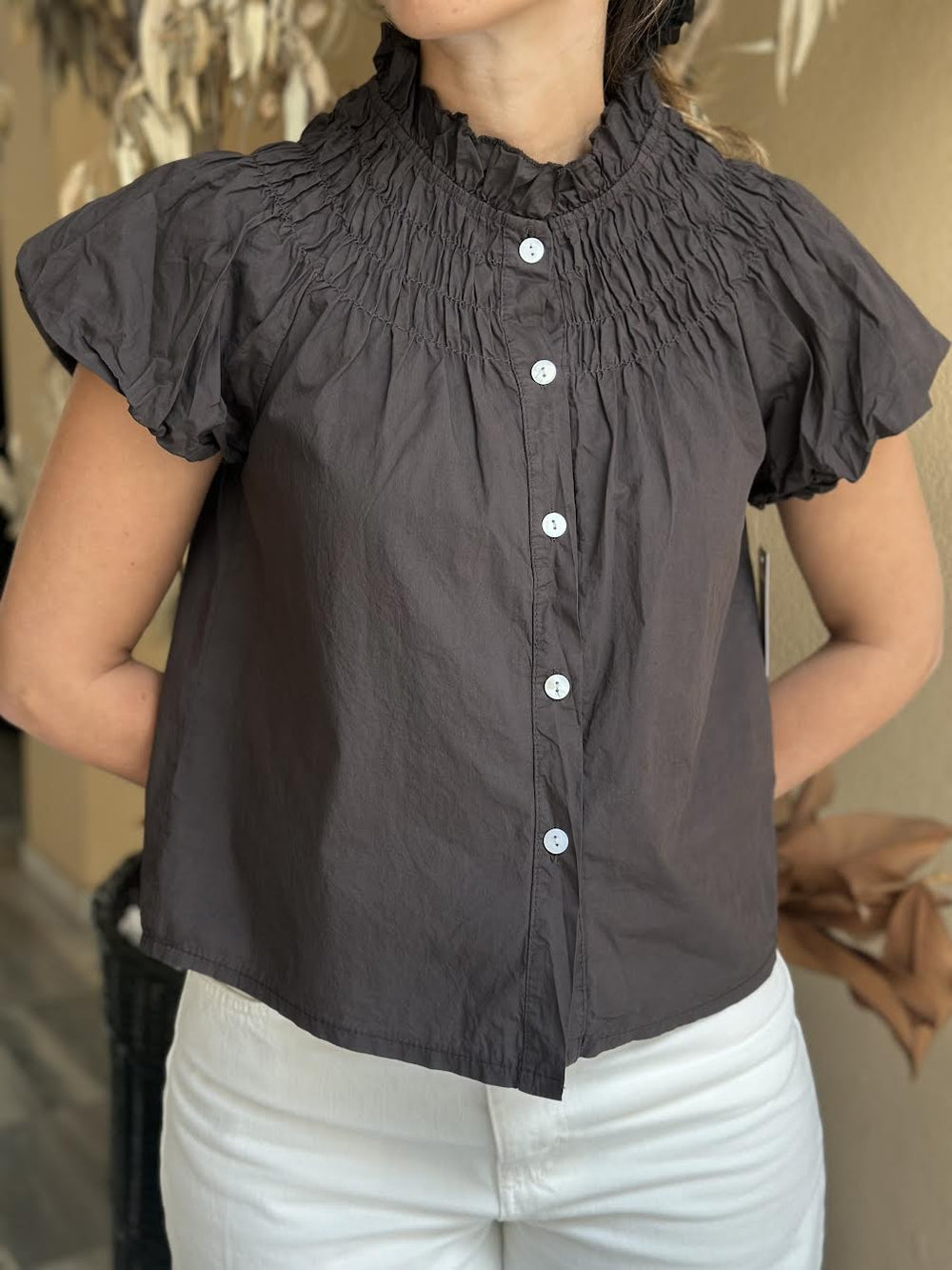 BLUSA LUPITA CHOCO