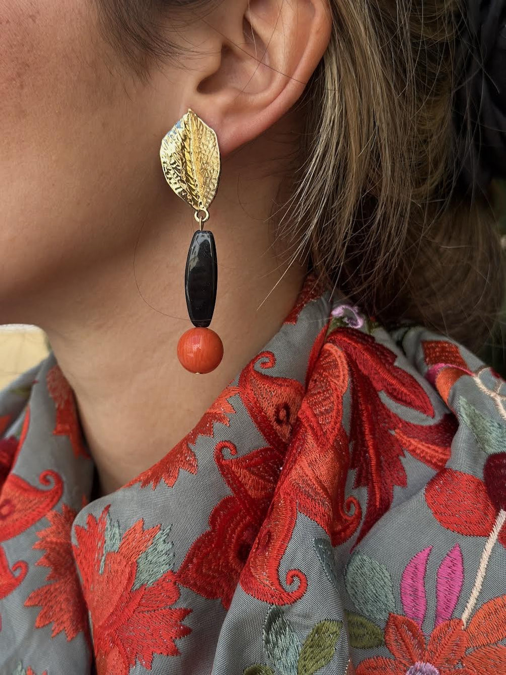 PENDIENTES RITA NEGRO